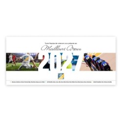 Calendrier chevalet horizontal (23x10 cm) personnalisé - Logo intégré Performance