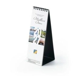 Calendrier chevalet vertical (21x7,5 cm) personnalisé - Nature