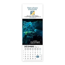 Calendrier chevalet vertical (21x7,5 cm) personnalisé - Océan