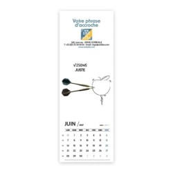 Calendrier chevalet vertical (21x7,5 cm) personnalisé - Business
