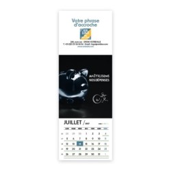 Calendrier chevalet vertical (21x7,5 cm) personnalisé - Business