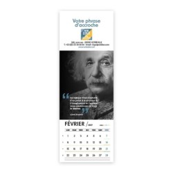 Calendrier chevalet vertical (21x7,5 cm) personnalisé - Citations 2