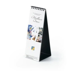 Calendrier chevalet vertical (21x7,5 cm) personnalisé - Logo intégré Réseau
