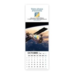 Calendrier chevalet vertical (21x7,5 cm) personnalisé - Logo intégré Visio