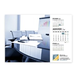 Calendrier chevalet A5 (21x15 cm) personnalisé - Vos photos