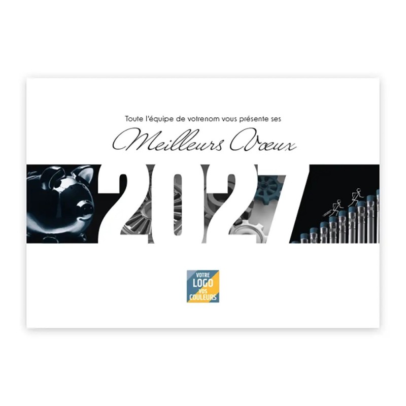 Calendrier chevalet A5 (21x15 cm) personnalisé - Business