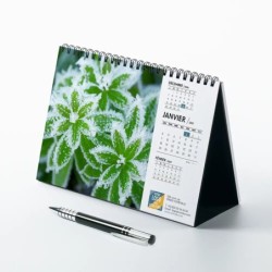 Calendrier chevalet A5 (21x15 cm) personnalisé - Zoom Nature