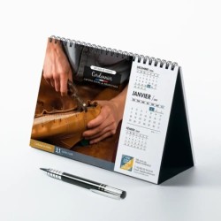 Calendrier chevalet A5 (21x15 cm) personnalisé - Artisans