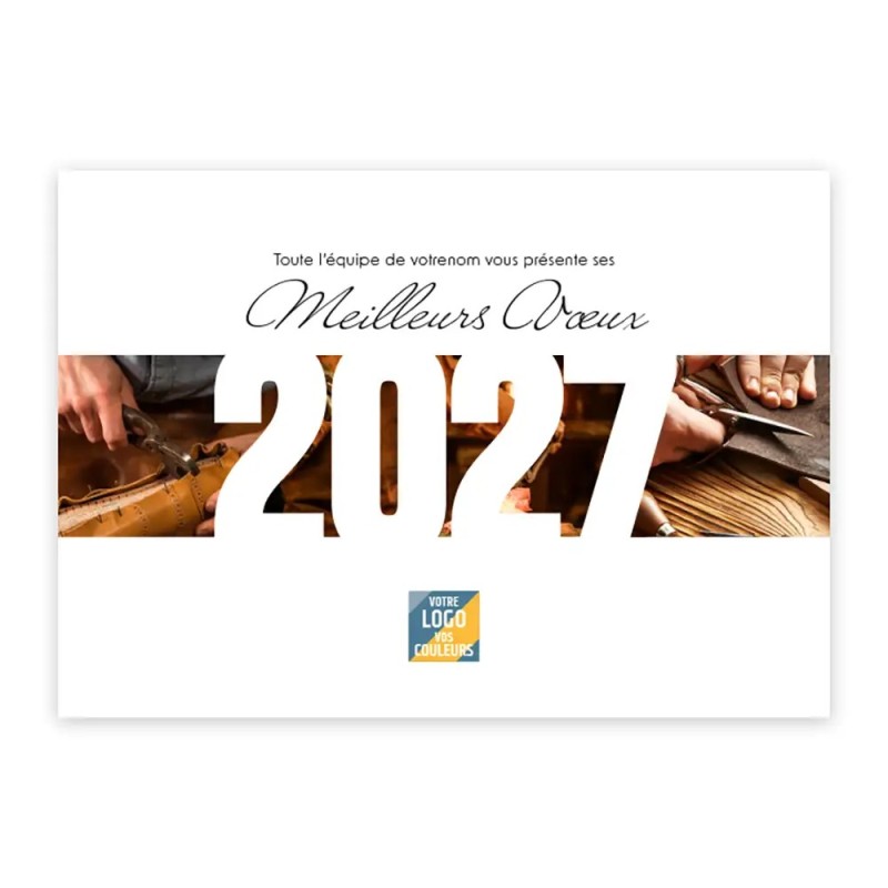 Calendrier chevalet A5 (21x15 cm) personnalisé - Artisans