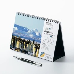 Calendrier chevalet A5 (21x15 cm) personnalisé - Faune