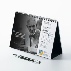 Calendrier chevalet A5 (21x15 cm) personnalisé - Citations 2