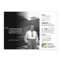 Calendrier chevalet A5 (21x15 cm) personnalisé - Citations 2