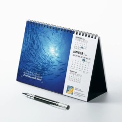 Calendrier chevalet A5 (21x15 cm) personnalisé - Océan