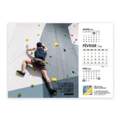 Calendrier chevalet A5 (21x15 cm) personnalisé - Citations sport
