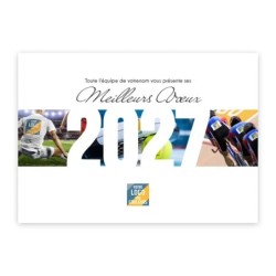 Calendrier chevalet A5 (21x15 cm) personnalisé - Logo intégré Performance