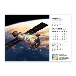 Calendrier chevalet A5 (21x15 cm) personnalisé - Logo intégré Visio
