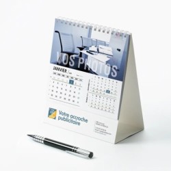 Calendrier chevalet intégral (15x18 cm) personnalisé - Vos photos