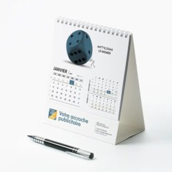 Calendrier chevalet intégral (15x18 cm) personnalisé - Business