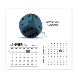 Calendrier chevalet intégral (15x18 cm) personnalisé - Business
