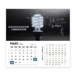 Calendrier chevalet intégral (15x18 cm) personnalisé - Business