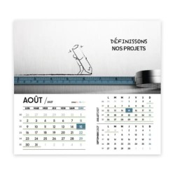 Calendrier chevalet intégral (15x18 cm) personnalisé - Business