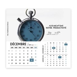 Calendrier chevalet intégral (15x18 cm) personnalisé - Business