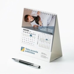 Calendrier chevalet intégral (15x18 cm) personnalisé - Citations sport