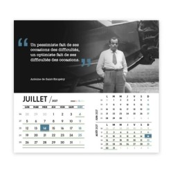 Calendrier chevalet intégral (15x18 cm) personnalisé - Citations 2