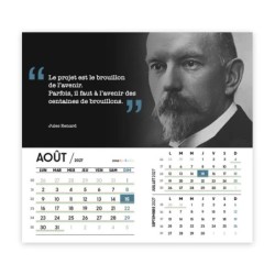 Calendrier chevalet intégral (15x18 cm) personnalisé - Citations 2