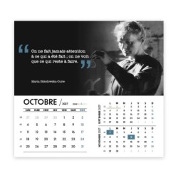 Calendrier chevalet intégral (15x18 cm) personnalisé - Citations 2