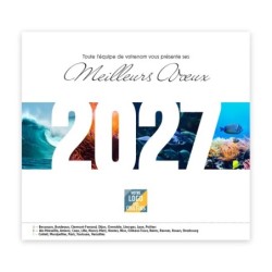 Calendrier chevalet intégral (15x18 cm) personnalisé - Océan