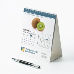 Calendrier chevalet intégral (15x18 cm) personnalisé - Fruits et légumes