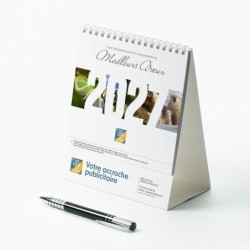 Calendrier chevalet intégral (15x18 cm) personnalisé - Faune