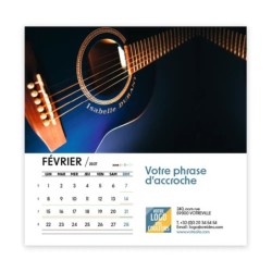 Calendrier chevalet carré (15x15 cm) personnalisé - nominatif Objets