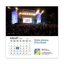 Calendrier chevalet carré (15x15 cm) personnalisé - nominatif Urbain