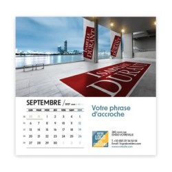 Calendrier chevalet carré (15x15 cm) personnalisé - nominatif Urbain