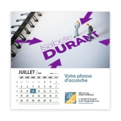Calendrier chevalet carré (15x15 cm) personnalisé - nominatif Entreprise