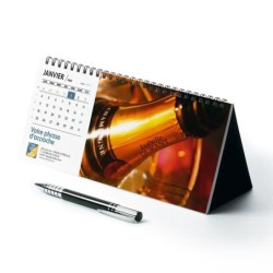 Calendrier chevalet horizontal (23x10 cm) personnalisé - nominatif Objets
