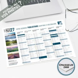 Calendrier bancaire A4 rigide personnalisé - Classique
