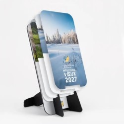 Calendrier support téléphone personnalisé - Visiocal Nature