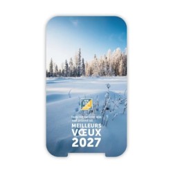 Calendrier support téléphone personnalisé - Visiocal Nature