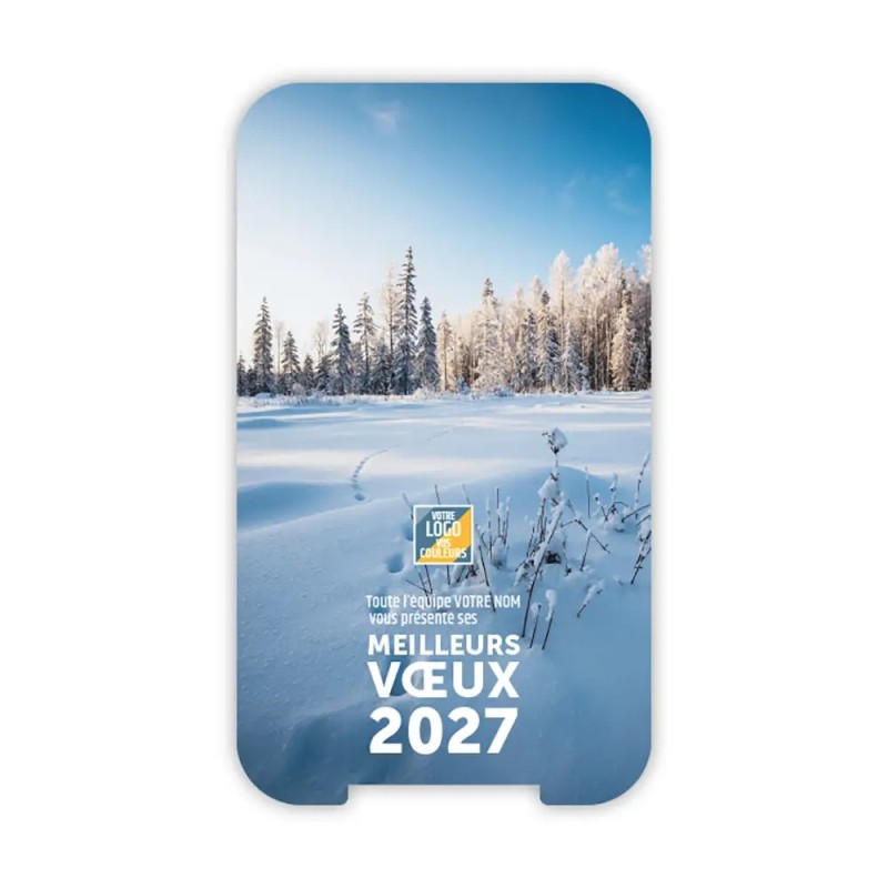 Calendrier support téléphone personnalisé - Visiocal Nature