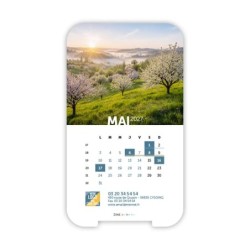 Calendrier support téléphone personnalisé - Visiocal Nature