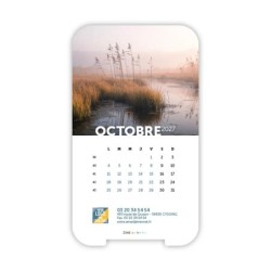 Calendrier support téléphone personnalisé - Visiocal Nature