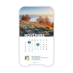 Calendrier support téléphone personnalisé - Visiocal Nature