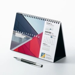 Calendrier chevalet A5 (21x15 cm) personnalisé - Arts