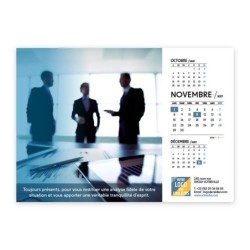 Calendrier chevalet A5 (21x15 cm) personnalisé - Comptable