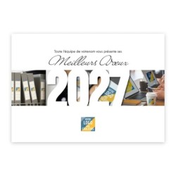 Calendrier chevalet A5 (21x15 cm) personnalisé - Logo intégré Au bureau
