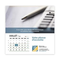 Calendrier chevalet carré (15x15 cm) personnalisé - Comptable