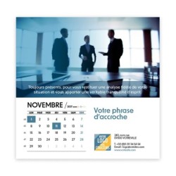 Calendrier chevalet carré (15x15 cm) personnalisé - Comptable